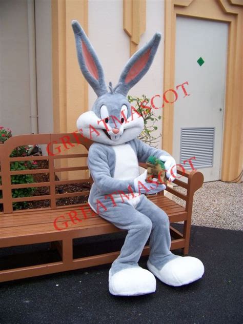Attire of the bugs bunny mascot
